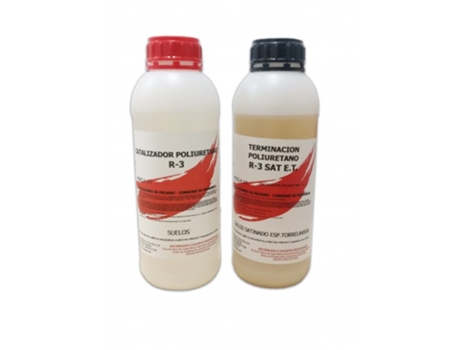 Verniz acetinado para soalho de 2 componentes R-3 1Lt+1Lt