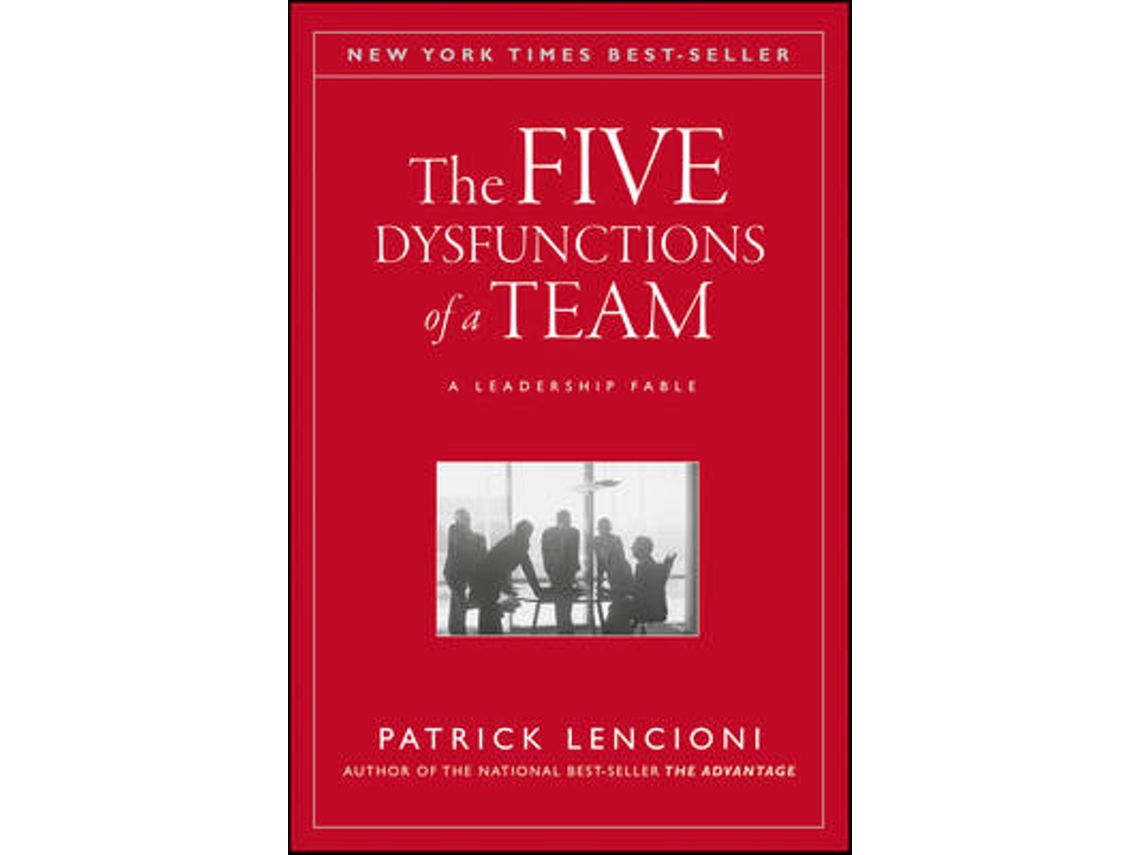Livro The Five Dysfunctions of a Team de Patrick Lencioni (Inglês - Capa Dura)