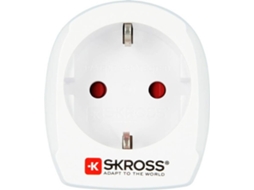Adaptador de Viagem SKROSSEurope/Swiss (Branco)