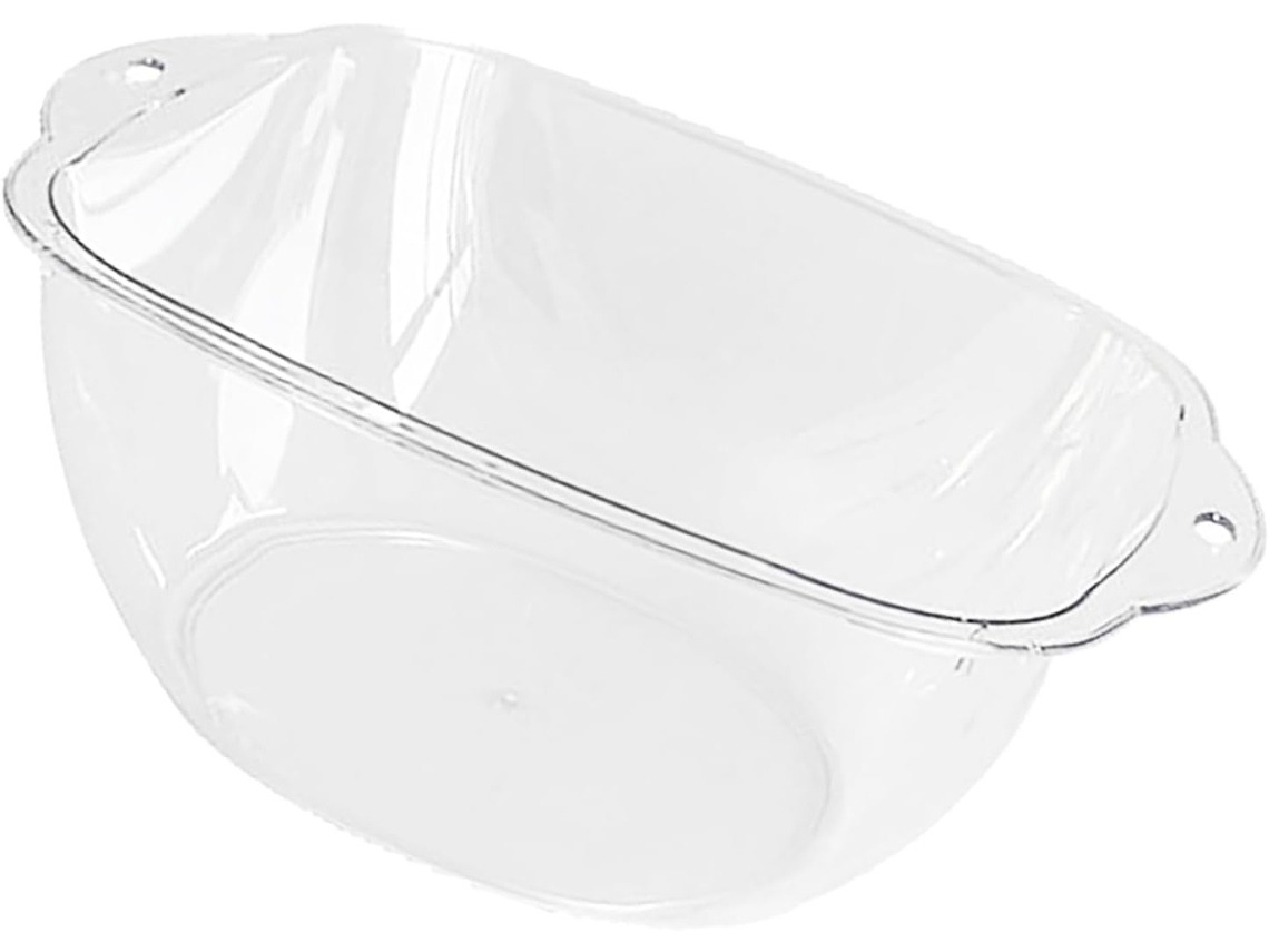 Bacia Transparente Para Lavar O Rosto, Portátil, Bacia De Plástico Fácil De Segurar Para Lavar As Mã Gokoco