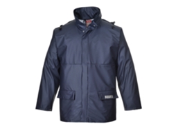 Capa De Chuva Sealtex Flame Proteção Impermeável E Leve / Marinho / M Portwest