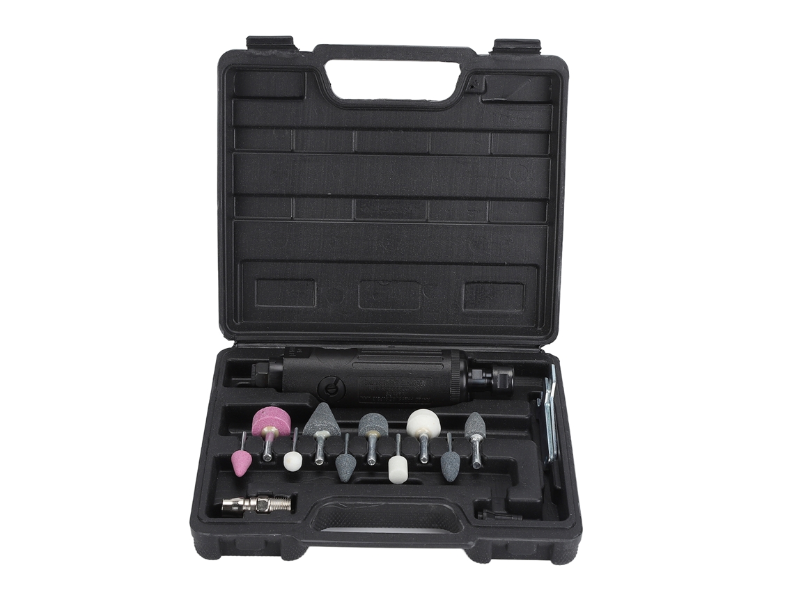 Conjunto De Lixadeira De Ar Manual Ferramenta De Polimento E Gravura Neumática Com Chuck 1/4 E 1/8 Polegadas 22000rpm
