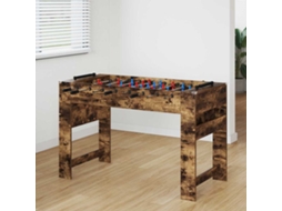 Vidaxl Mesa De Pebolim Carvalho Fumado 125 X 60,5 X 80 Cm