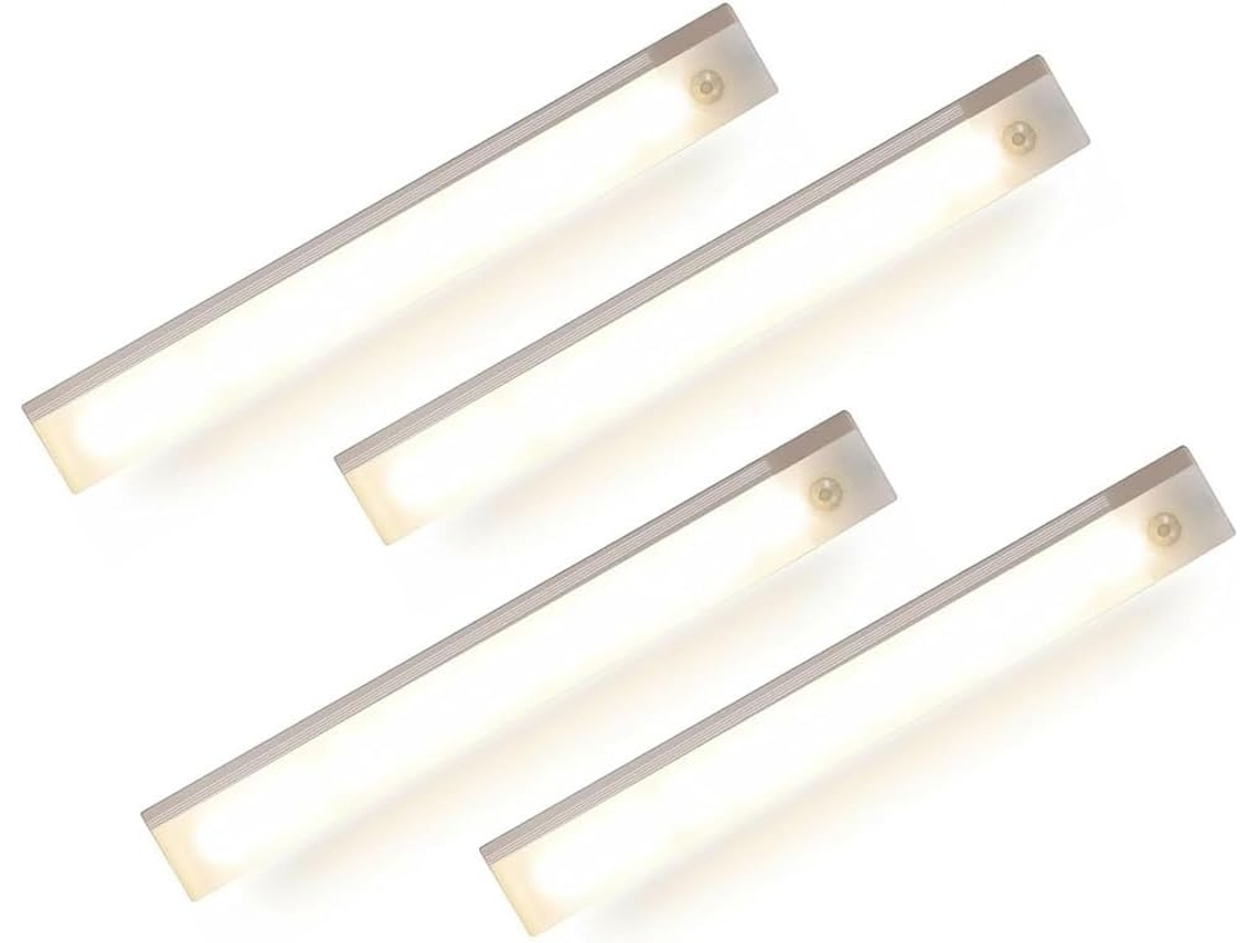 Luzes Led Com Sensor De Movimento, Recarregáveis, Magnéticas E Sem