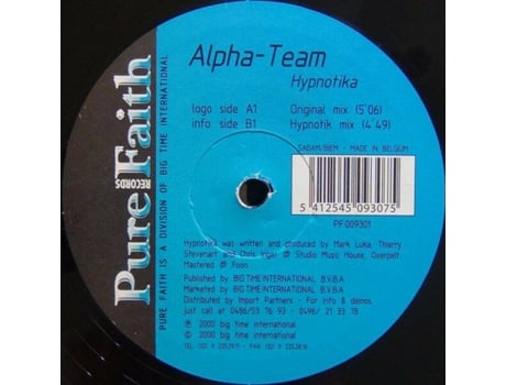 Vinil Hypnotika, Alpha Team Pure Faith Records