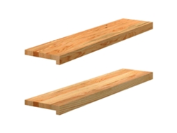 Window Sill, Window Sills Vidaxl Marrom Madeira De Carvalho (90 X 20 X 2 Cm)