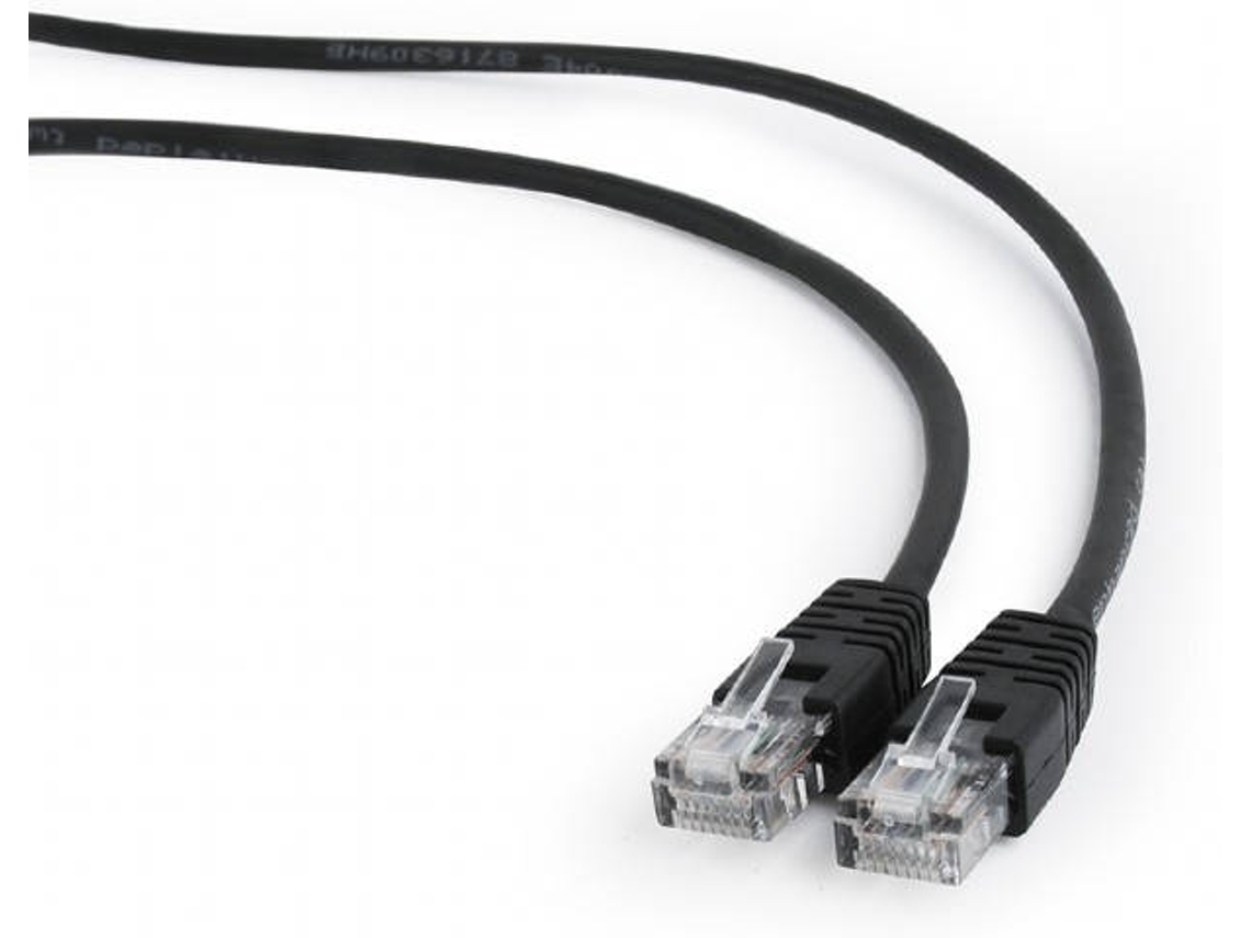 Cabo de Rede GEMBIRD (RJ45 - 1 m - Preto)