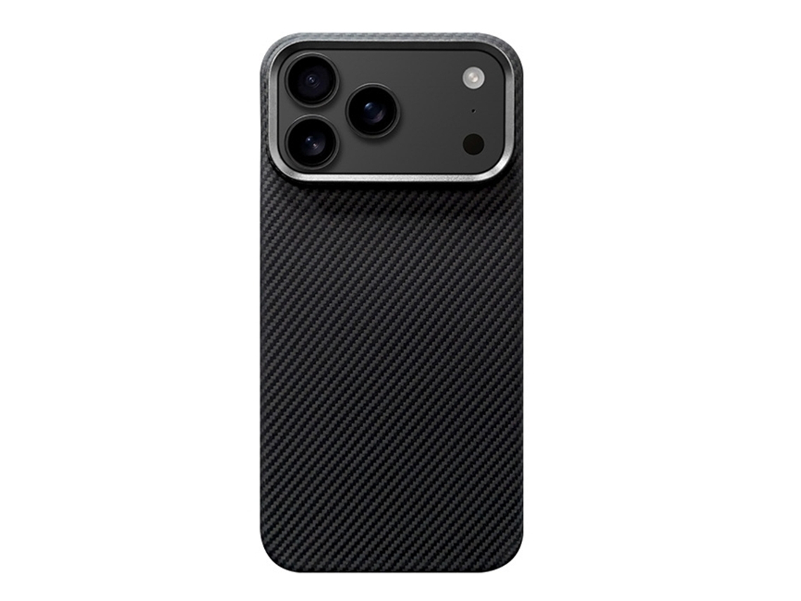 Capa Para Celular Para Iphone 17 Pro Max Magsafe Kevlar - 600d Grossa