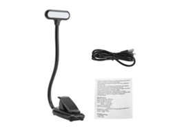 Luz De Leitura Portátil Laxiscreed Com Usb, Bateria 1000mah E 9 Leds, Ajustável Para Diferentes Iluminações