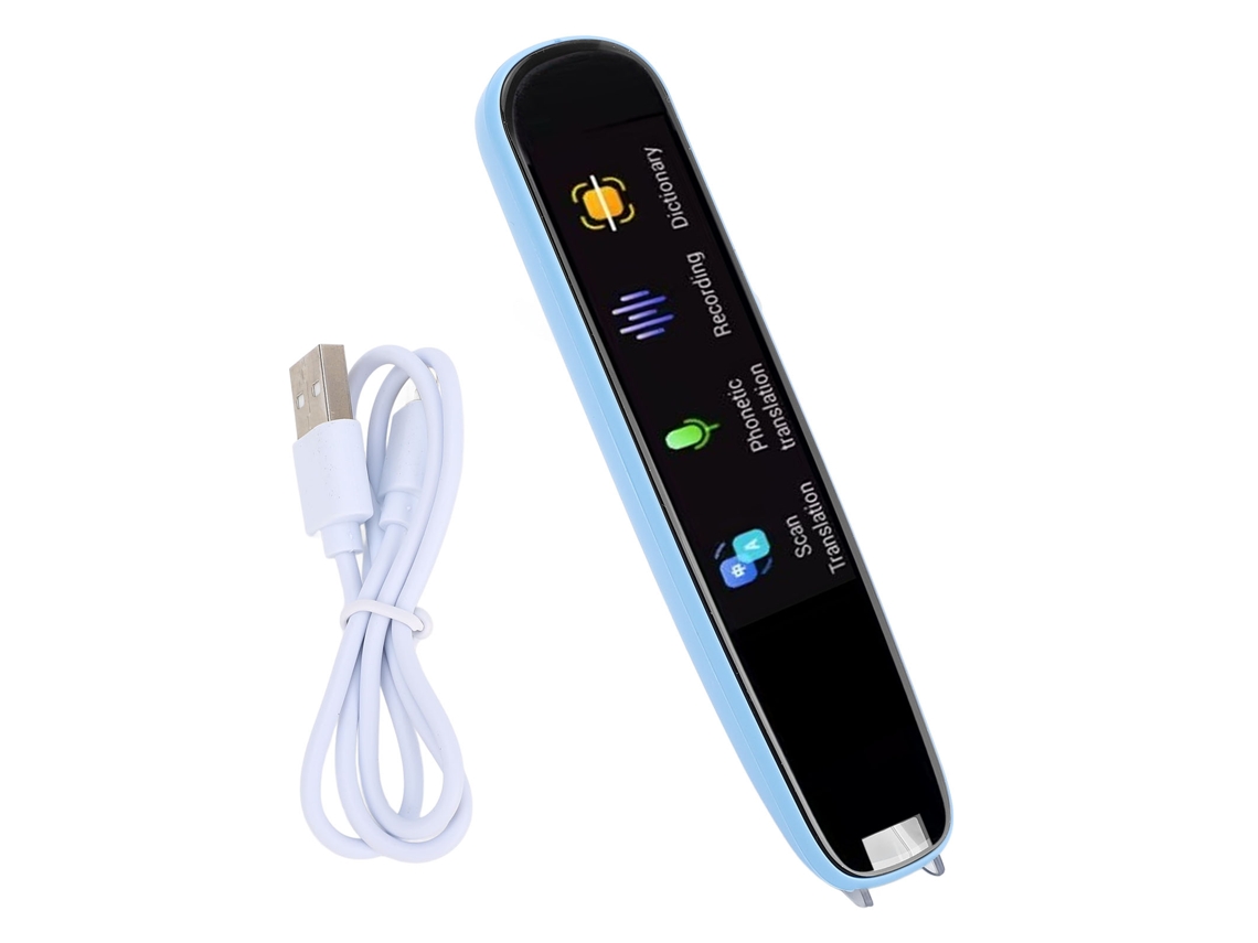 Lápiz Escáner Wifi Dispositivo Multiuso Tradutor De Voz 112 Idiomas Versão Internacional Azul