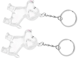 Chaveiro Comemorativo Ideal Guardar Lembranças E Objetos Pessoais, Caixa Transparente Leve E Resistente