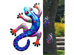 Decoração Parede Gecko Ferro Casa Exterior