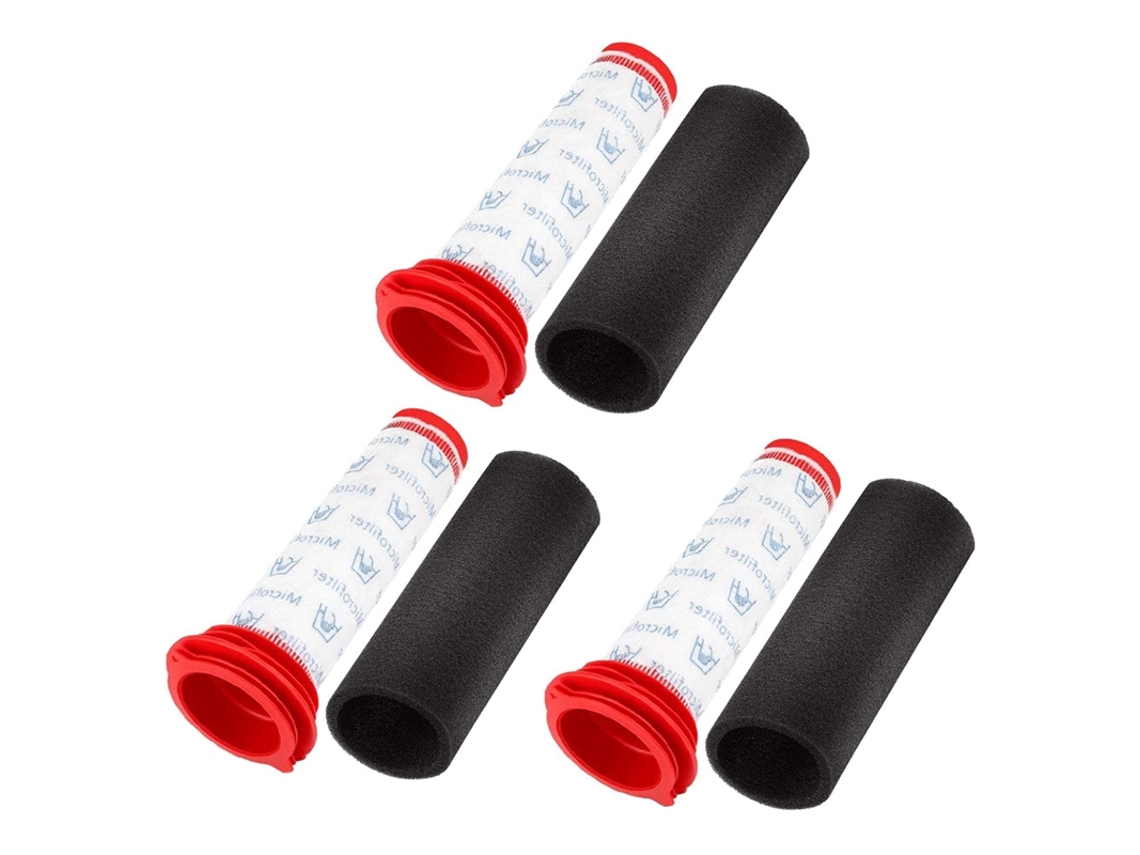 Acessório para Aspiradores BCH6ZOOO  3 Filtros bastão + 3 Filtros Bch6Zooo Zoo'O Proanimal atleta Bch625Ktgb Bch6Petgb