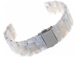 Pulseira De Relógio Em Resina, Elegante E Criativa, Com Sistema De Liberação Rápida, 2 Cm, Ajustável E Prática.
