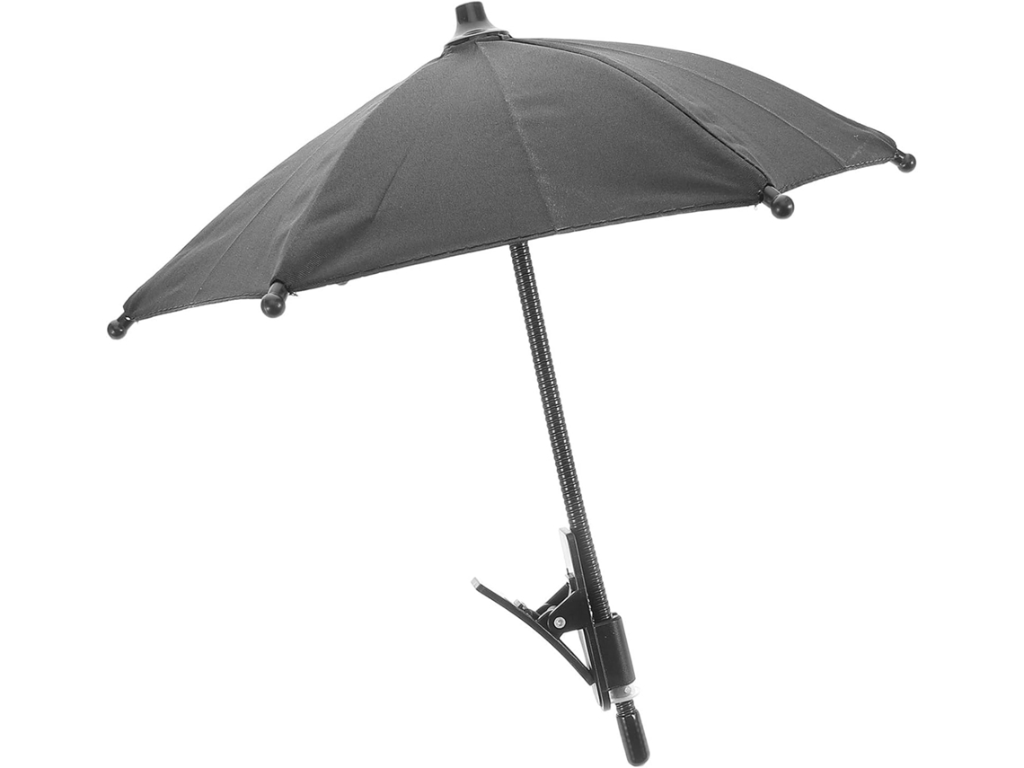Protetor Solar Preto Para Celular De Carro Com Alça Macia Ajustável E Tecido Impermeável.