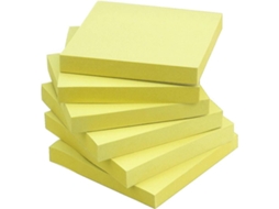 Bloco de Notas Adesivas 3x3, Cor Azul, 6 Blocos com 100 Folhas BRILVIBERA