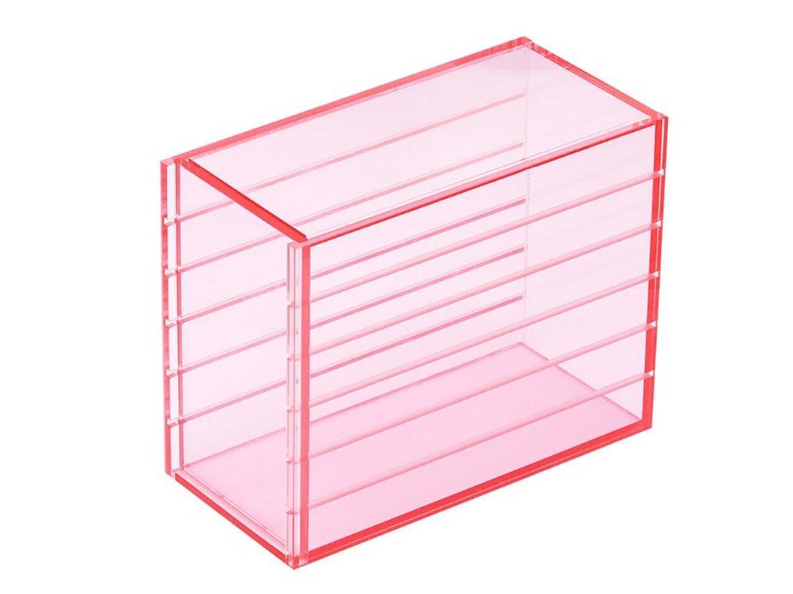 Caixa de Armazenamento de Cílios S/MARCA com 5 camadas de acrílico transparente, à prova de poeira, grande capacidade