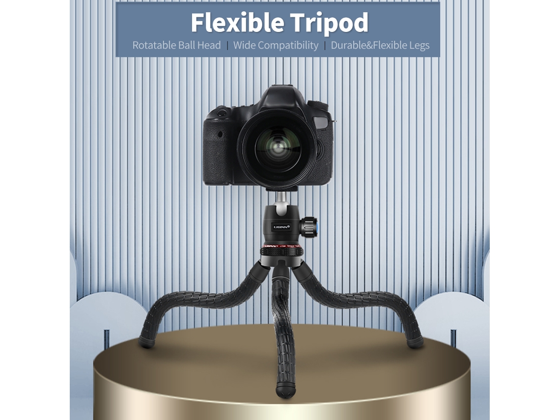 Tripé Ajustável Flexível Com Nível Para Celular/dslr/câmera Sem Espelho