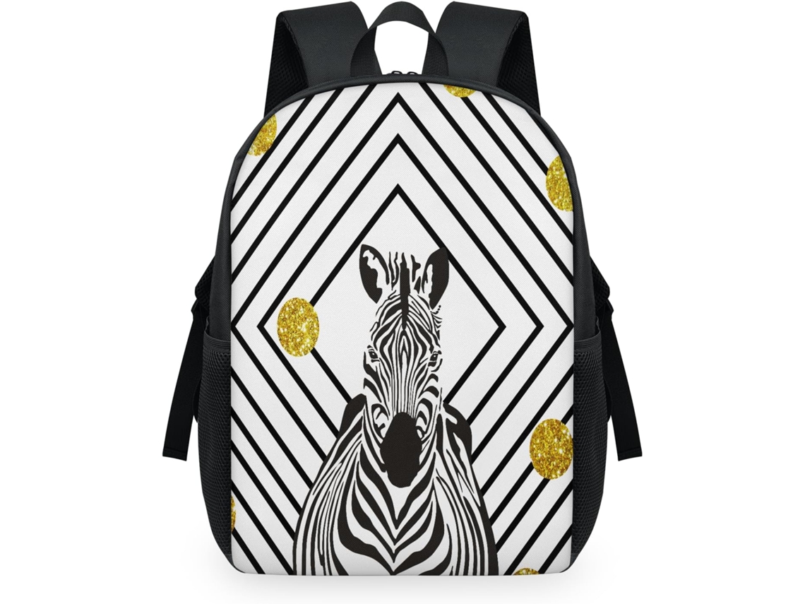 Mochila Tropicallife com Estampa de Zebra para Crianças (32.5x15x44.9 cm)