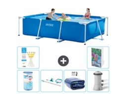 Intex Piscina Com Estrutura Retangular - 300x200x75 Cm - 7-peças S20