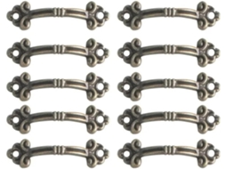 Conjunto de 10 Puxadores Gaveta 14 Mm S/MARCA