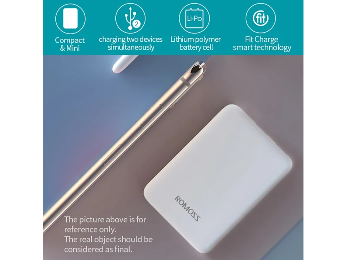 Carregador Portátil LAXISCREED 5000mah Branco