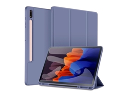Capa Para Samsung Tab S6 Lite 10,4 Com Compartimento Magnético Para Caneta E Armazenamento Com Modo De Suspensão/ativação