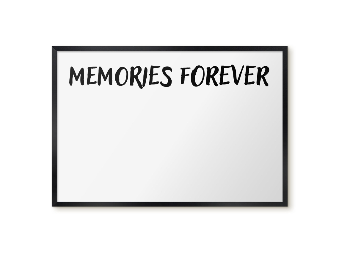 Magnetic Board Memories Forever For The Living Room Espelharte (60x40 Cm)