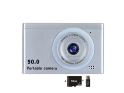 Câmara Digital Compacta Da Câmera 4k Hd Tela De 24 Polegadas Com Prata Da Luz 32g Da Suficiência Veanxin