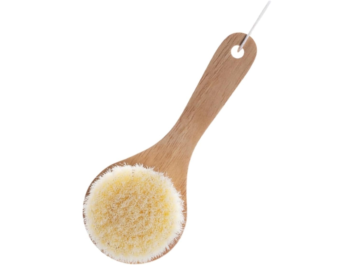 Escova Esfoliante Corporal Magiclulu, Esponja De Bucha Natural, Cabo Macio Para Banho