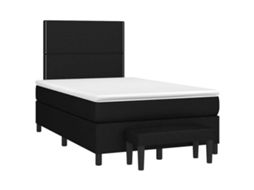 Box Spring Bed, Box Spring Beds Vidaxl Preto Tecido (120 X 190 Cm)