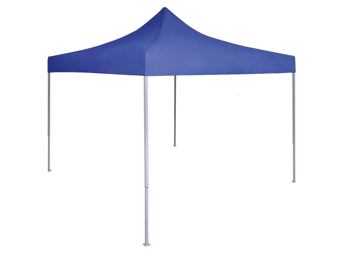 Vidaxl Tenda Dobrável Profissional Para Festas 2x2 M Aço Azul