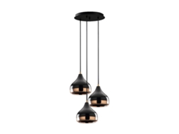 Candeeiro Suspenso Yildo OZAIA (Preto - Metal - 37x37x cm)