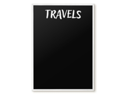 Magnetic Wall Board Travels For The Office Espelharte (50x70 Cm)