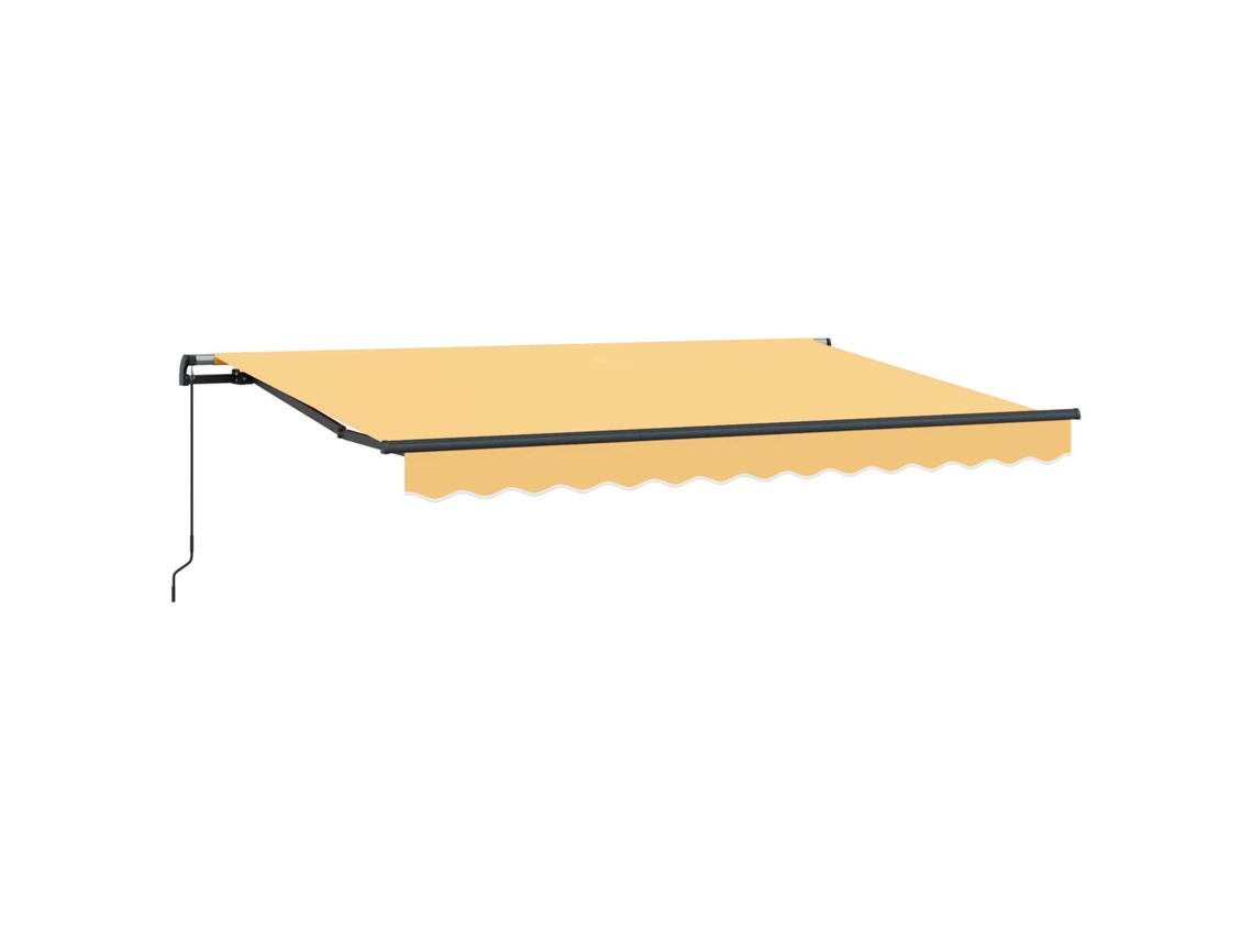 Maison Exclusive - Toldo Retrátil Areia 400 × 300 Cm Poliéster E Alumínio