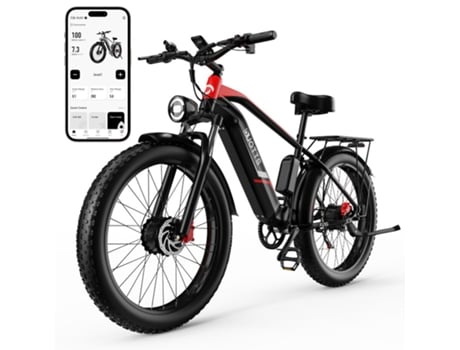 Bicicleta Eléctrica DUOTTS F26 Samsung 1500W 20A 55Km/Hz App