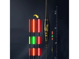 (18,5 Cm X 1 G) Bóia Eletrônica De Pesca Com Duas Luzes Indicadoras, Novo Tipo De Bóia Deslizante.