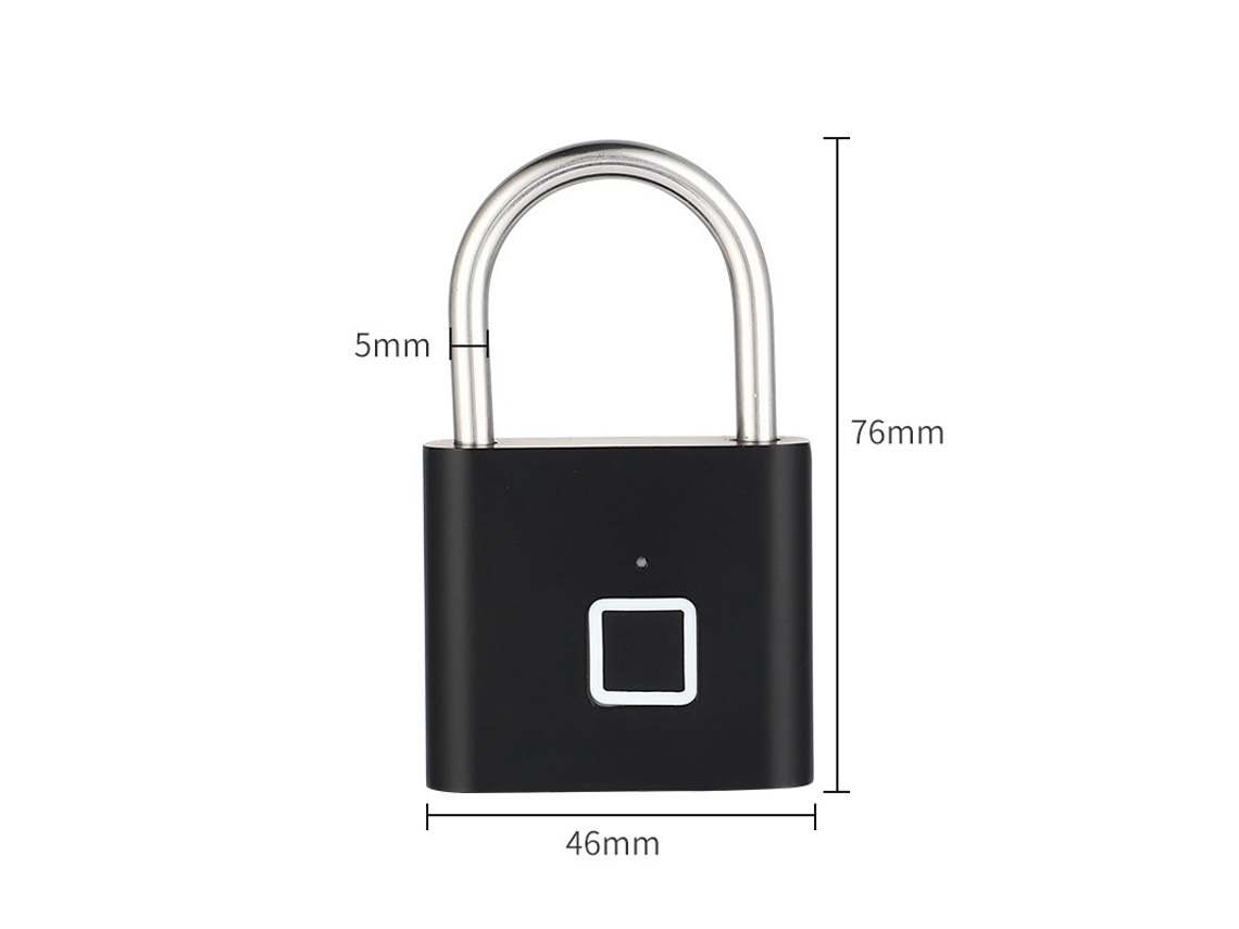 Lurelia Smart Biometric Date com Impressão Digital e Acesso por Chave, 100 mAh