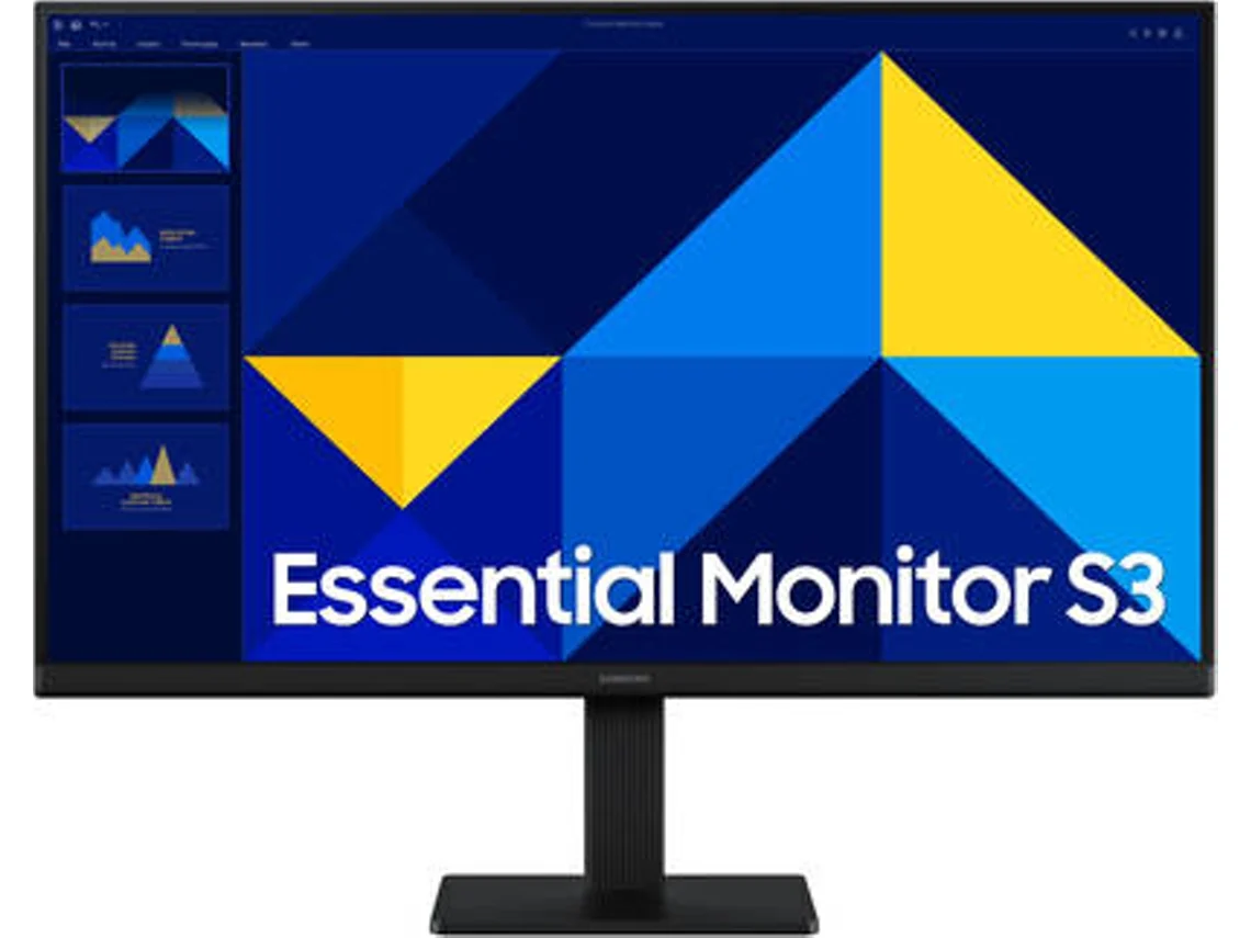 Monitor SAMSUNG Essential S3 24 - S30GD (Outlet Grade A - 24'' - IPS - FHD - 100 Hz)