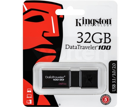 Pen USB KINGSTON DT100G3 -32GB — 32 GB | USB 3.0