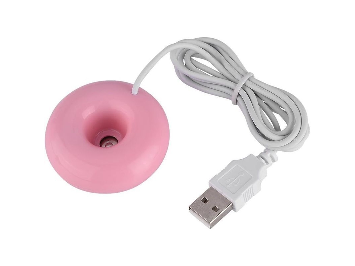 Umidificador de Ar USB NOVA LINE, Mini, em Forma de Rosquinha, para Carro, Viagem, Casa, Escritórios