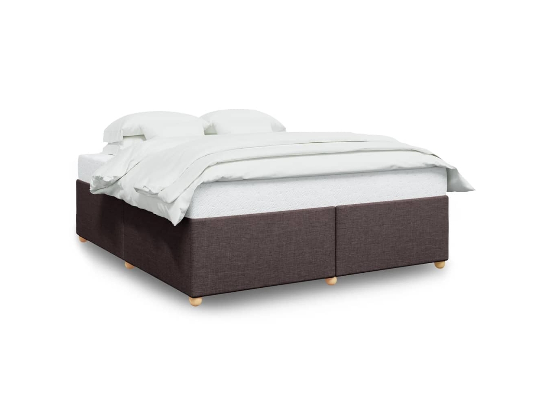 Bed Frame, Bed Frames Vidaxl Marrom Tecido (200 X 200 Cm)