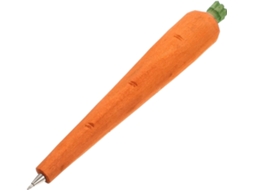 Caneta Esferográfica, Entalhe Em Madeira, Cenoura, Rollerball,
