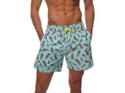 Bermudas De Banho Sem Mangas Com Cordão De Ajuste Arcweg304427us Abacaxi