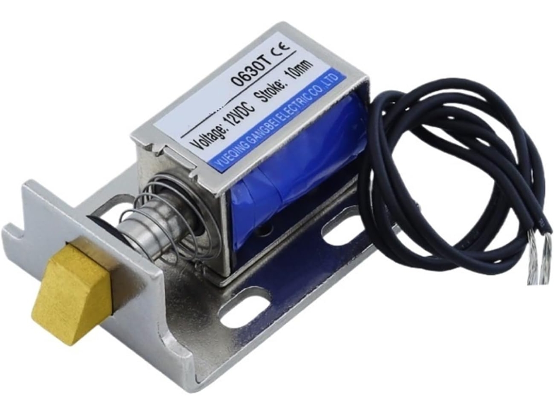 Fechadura Eletromagnética Pequena Dc6v Dc12v Dc24v Para Armários De