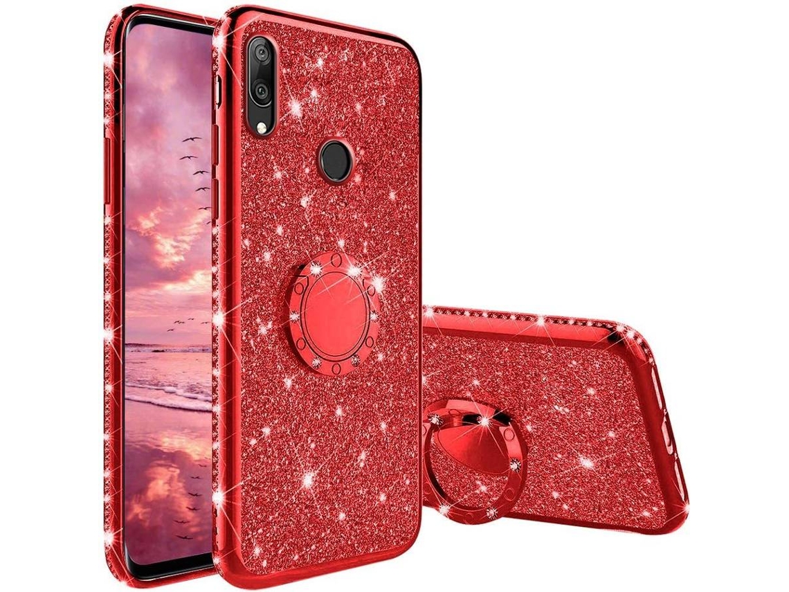 Capa Huawei Y7 2019 HONGWE. Vermelho