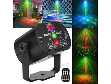 Mini luz de discoteca RGB - SANLIN BEANS - Projetor laser LED - USB recarregável - 6W - IP20 SANLIN BEANS