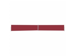 Side Awning, Side Awnings Vidaxl Vermelho Tecido (140 X 1200 Cm)