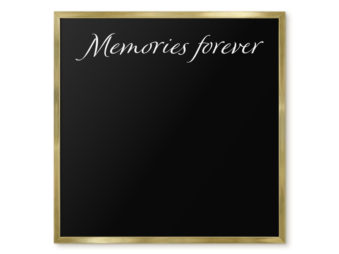Magnetic Board Memories Forever For The Living Room Espelharte (50x50 Cm)