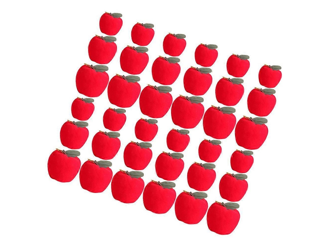 Enfeites Para Pendurar Em Árvore De Natal, 5 Cm, Vermelho, Pacote Com 36 Olysi Shop